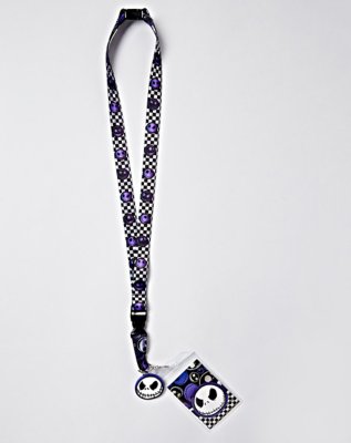 "Checkered Jack Skellington Lanyard - The Nightmare Before Christmas"