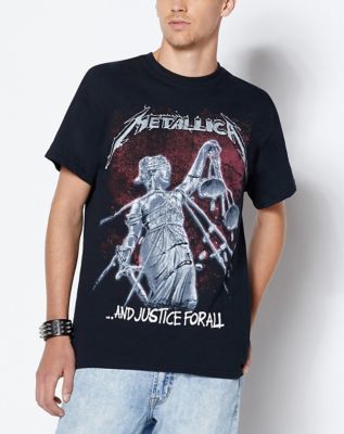 Metallica t shirt shop and justice for all