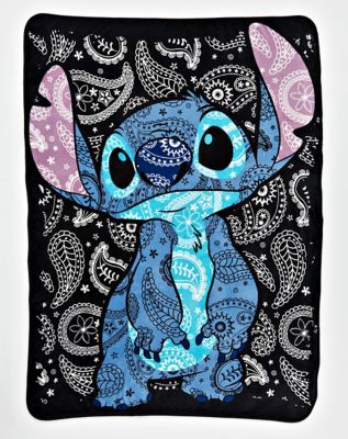 Paisley Stitch Fleece Blanket Lilo Stitch Spencer s