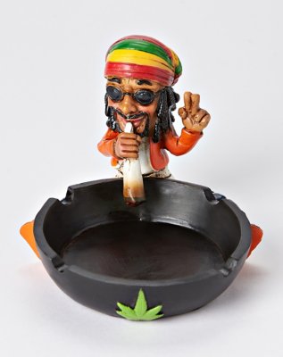 "Rasta Man Ashtray"