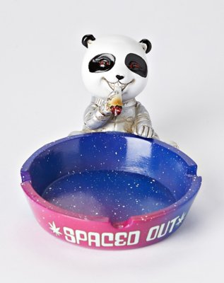 "Galaxy Spaced Out Panda Ashtray"