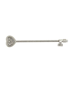 "Heart & Key Industrial Barbell - 14 Gauge"