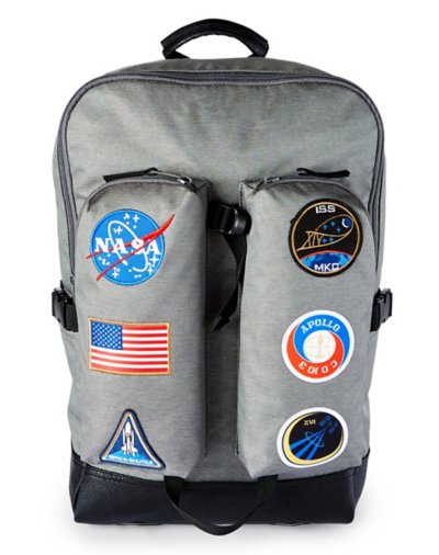 NASA Patches Built-Up Backpack