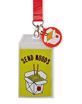 "Send Noods Lanyard"