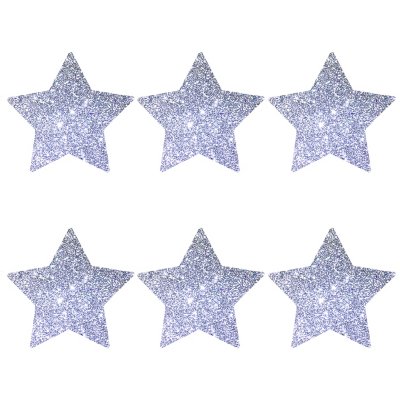 "Glitter Star Pasties - 6 Pack"