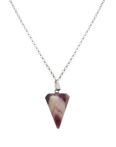 Amethyst Pendulum Necklace