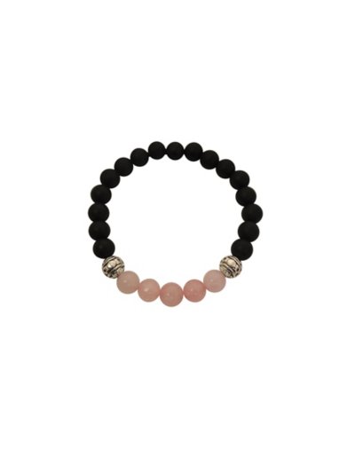 Rose Quartz Beaded Bracelet