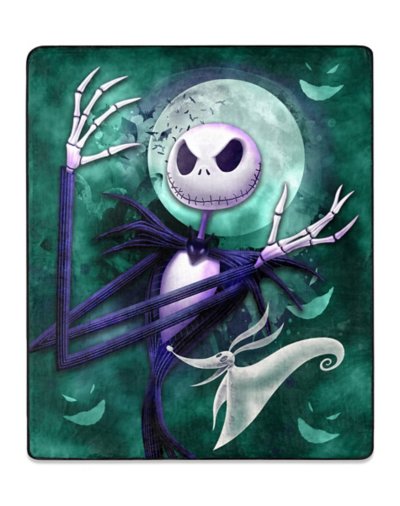 Jack Skellington Reversible Fleece Blanket - The Nightmare Before Chri