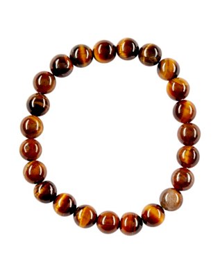 "Semi-Precious Tiger's Eye Bracelet"