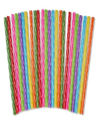 "Reusable Rainbow Straws - 24 Pack"