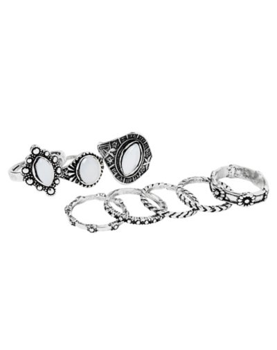 Multi-Pack Rings 9 Pack - Size 7