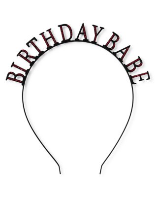 "Birthday Babe Headband"