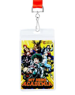 "Red My Hero Academia Lanyard"