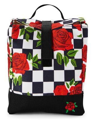 Vans rose checkerboard lunch bag sale