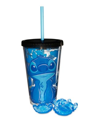 "Aloha Stitch Cold Cup with Straw and Cubes 16 oz. - Disney"