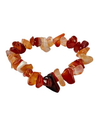 "Carnelian Chip Bracelet"