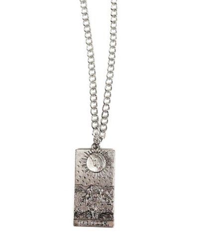 Moon Tarot Card Necklace