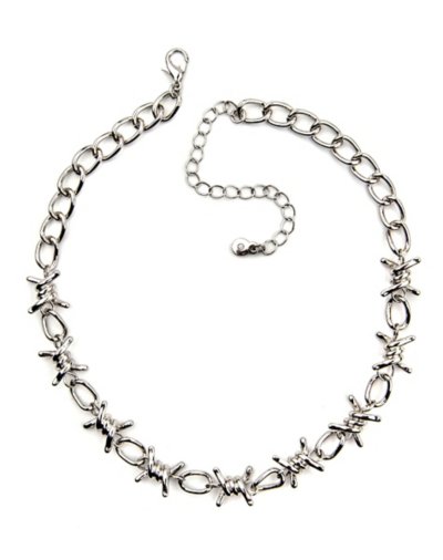 Barbed Wire Necklace