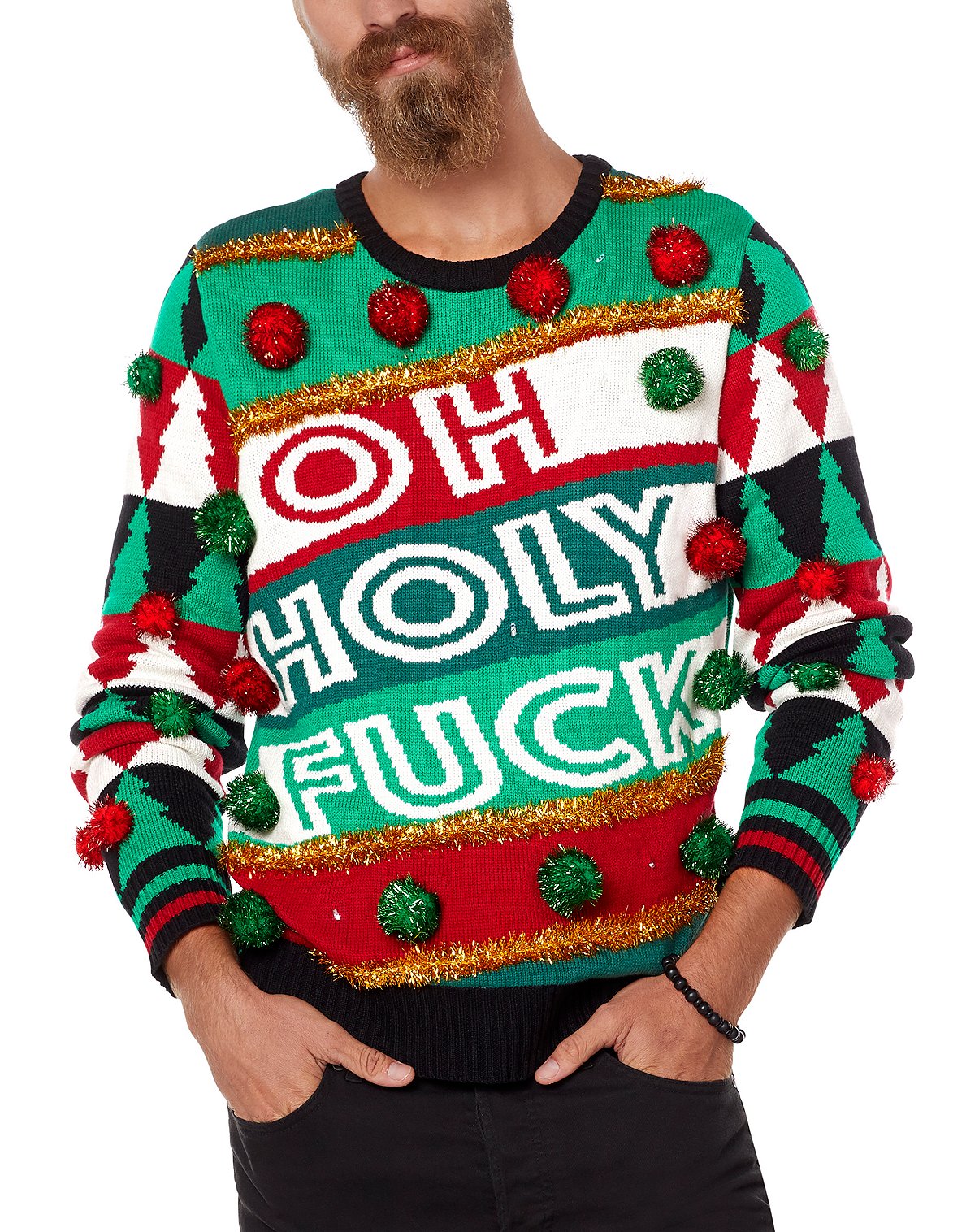 Oh Holy Fuck Ugly Christmas Sweater