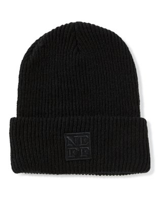 "Black Cuff Beanie Hat - Neff"