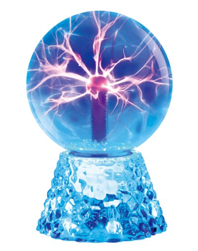 Sound Activated Blue Plasma Ball û 8 Inch