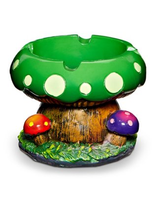 "Green Mushroom Ashtray"