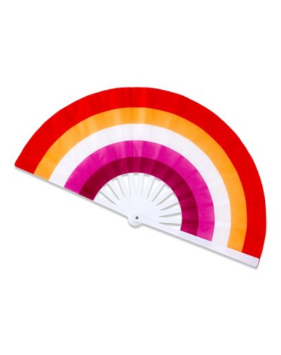 "Lesbian Pride Flag Fan"