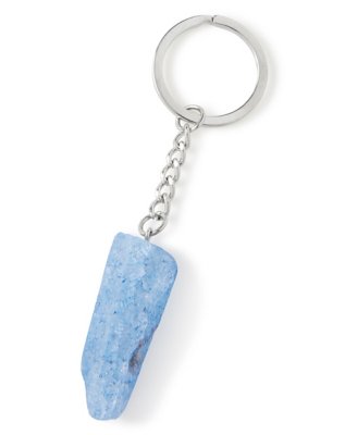 "Blue Crystal Healing Keychain"