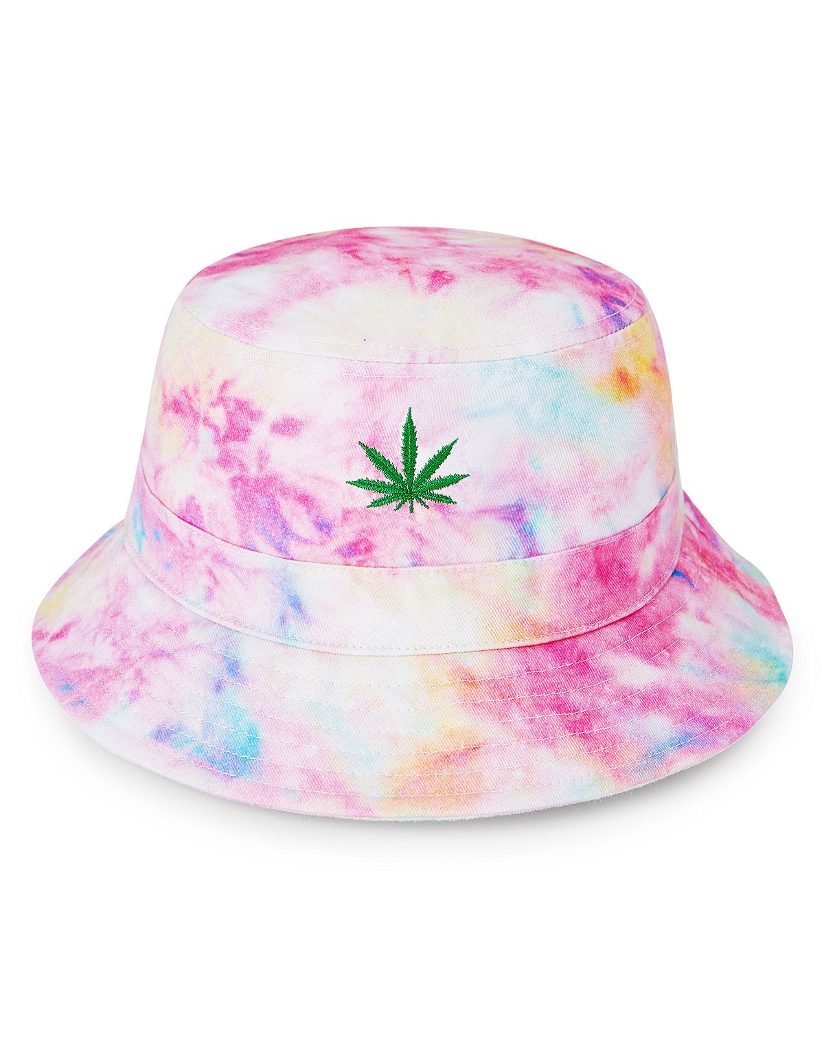 Tie Dye Weed Leaf Bucket Hat