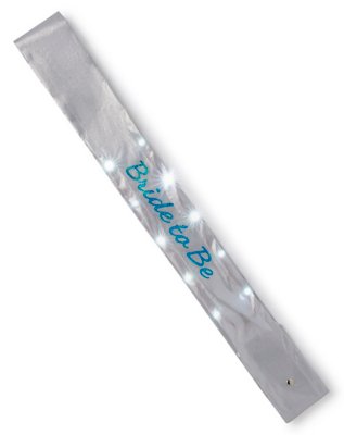 "Light-Up Bride to Be Sash"
