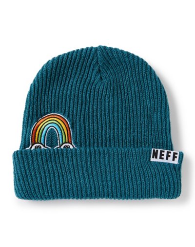 Rainbow Cuff Beanie Hat û Neff