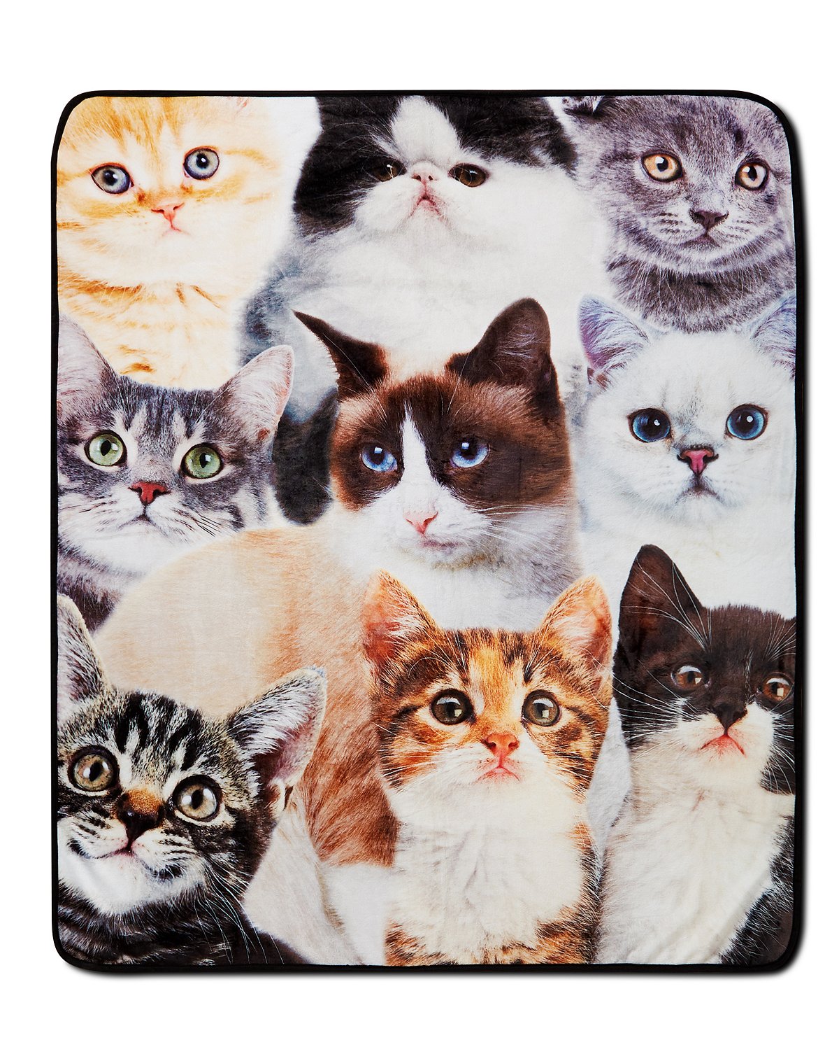 Cat Collage Fleece Blanket