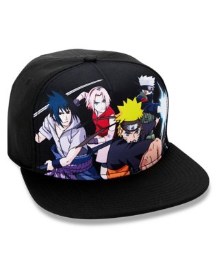 "Naruto Group Fight Snapback Hat"