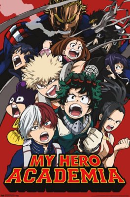 "My Hero Academia Group Poster"