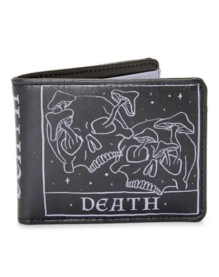 "Death Skull Mushroom Bifold Wallet"