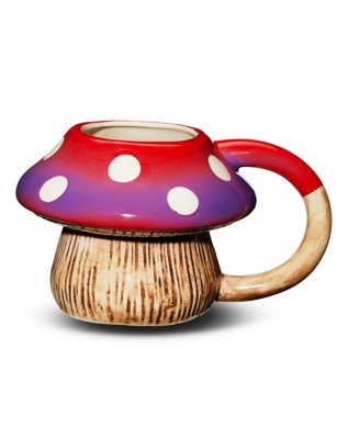 "Molded Mushroom Coffee Mug - 12 oz."