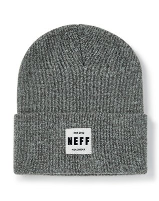 "Silver Cuff Beanie Hat - Neff"