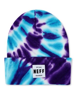 "Blue Tie Dye Beanie Hat - Neff"