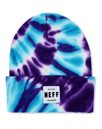 Blue Tie Dye Beanie Hat - Neff