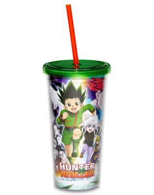 "Hunter x Hunter Cup with Straw"