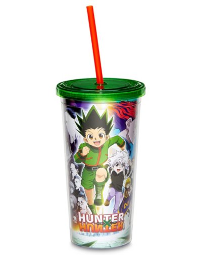 Hunter x Hunter Cup with Straw