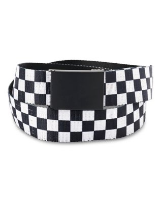 "Black and White Checkered Belt"