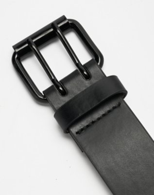 "Black Double Prong Belt"