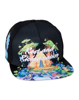 "Rest and Ricklaxation Snapback Hat - Rick and Morty"