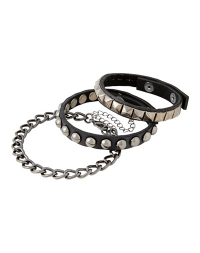 Multi-Pack Studded Bracelets - 3 Pack