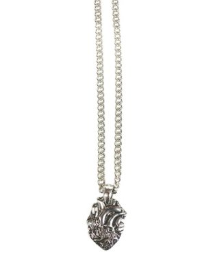 "Anatomical Heart Necklace"