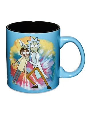 "Rick and Morty Tie Dye Coffee Mug - 20 oz."