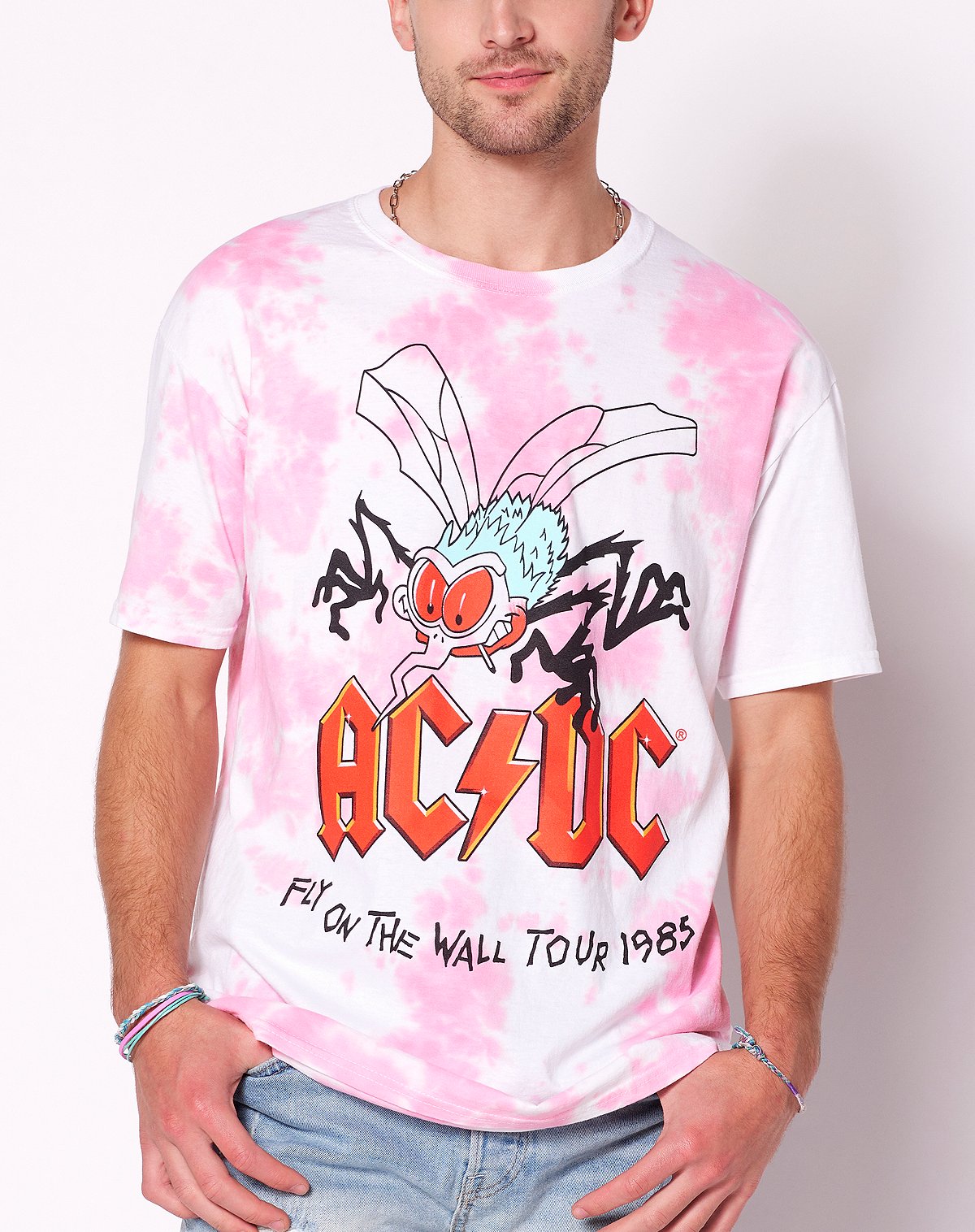 Tie Dye Fly AC/DC T Shirt