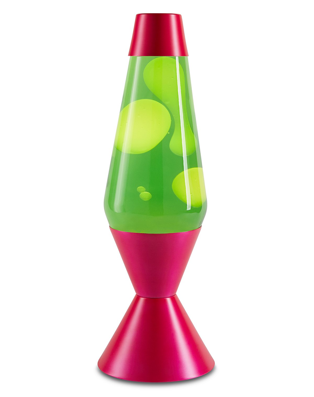 Neon Pink and Green Black Light Lava Lamp
