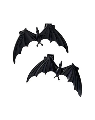 "Black Bats Ear Cuffs"